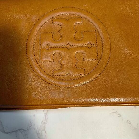 Tory Burch Tan Leather Clutch - Picture 5 of 7